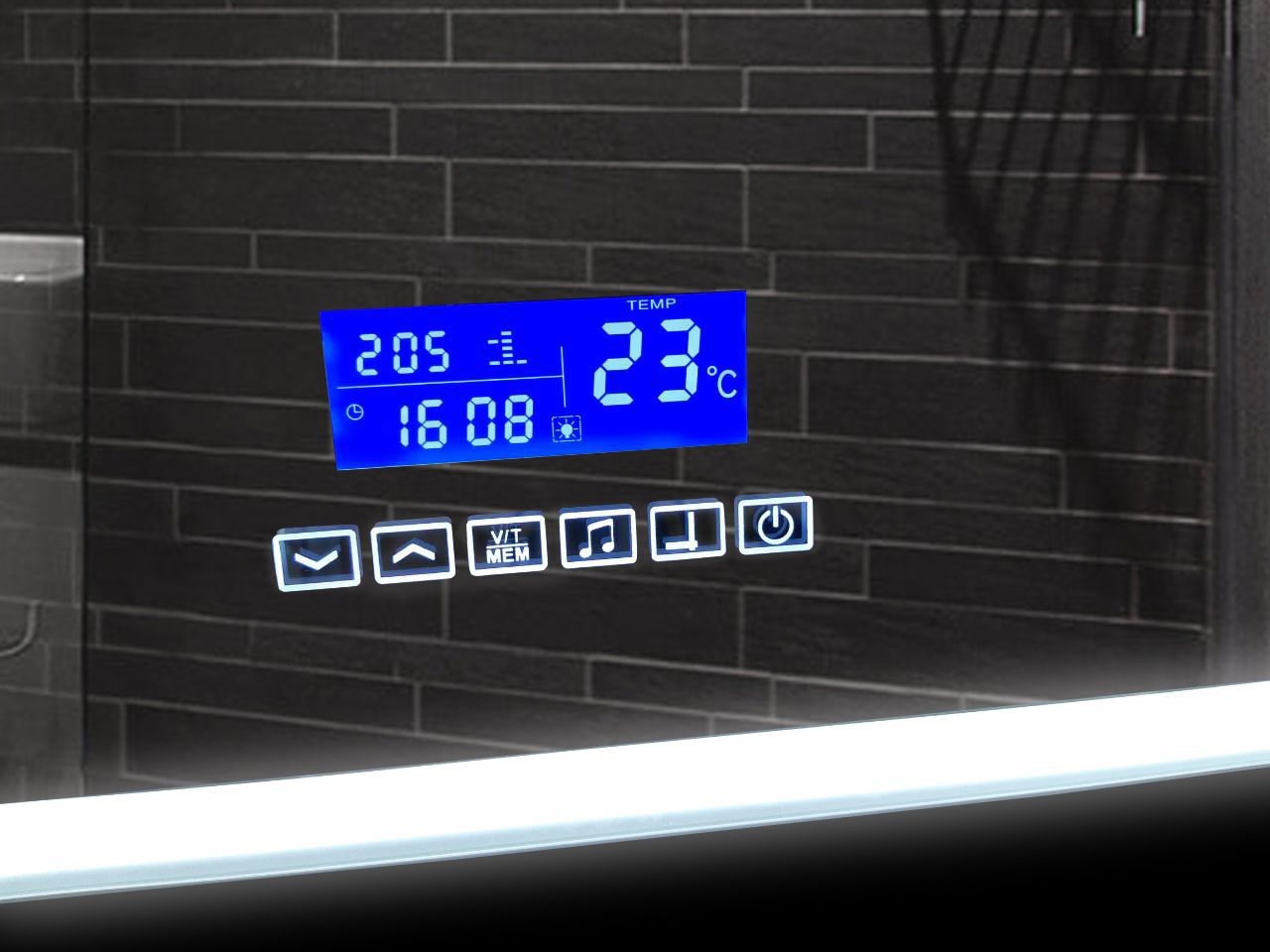 Зеркало с подсветкой ART&MAX Genova AM-Gen-600-800-S-F-MFP  - Вид №1