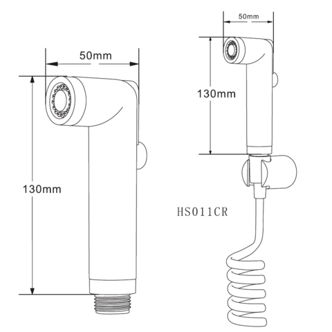 Orange HS001cr Гигиенический душ Хром sun-id-1517152 - Вид №3