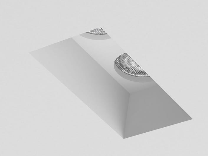 Несколько гипсовых светодиодных утопленных прожекторов Astro Lighting Blanco ARCH-00012279 - Вид №2