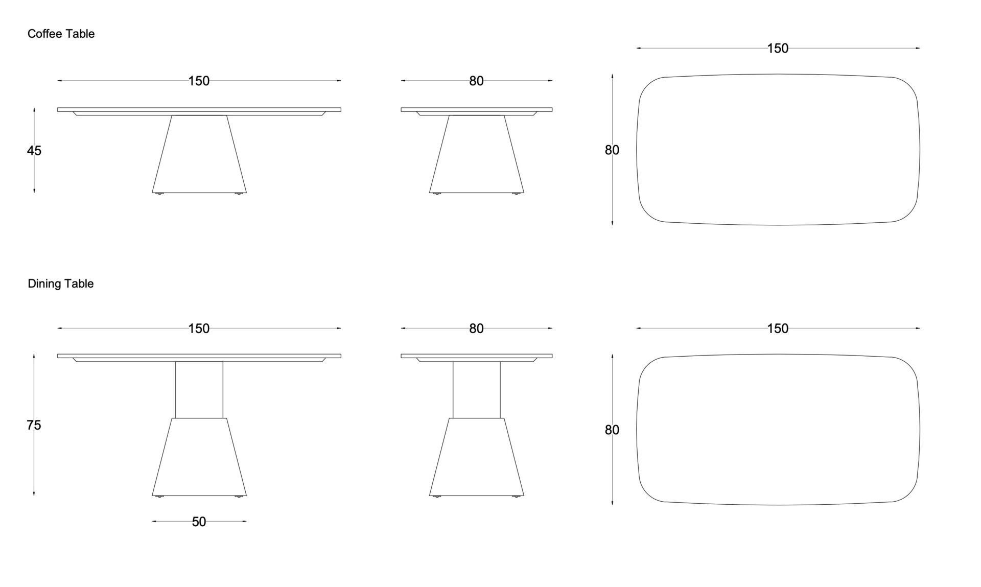 Прямоугольный мраморный стол с регулируемой высотой Pistore Marmi Smart Tables ARCH-00045836 - Вид №10