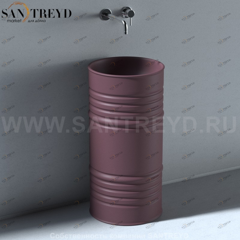 474375 Напольная раковина стоящая круглая Kerasan Artwork