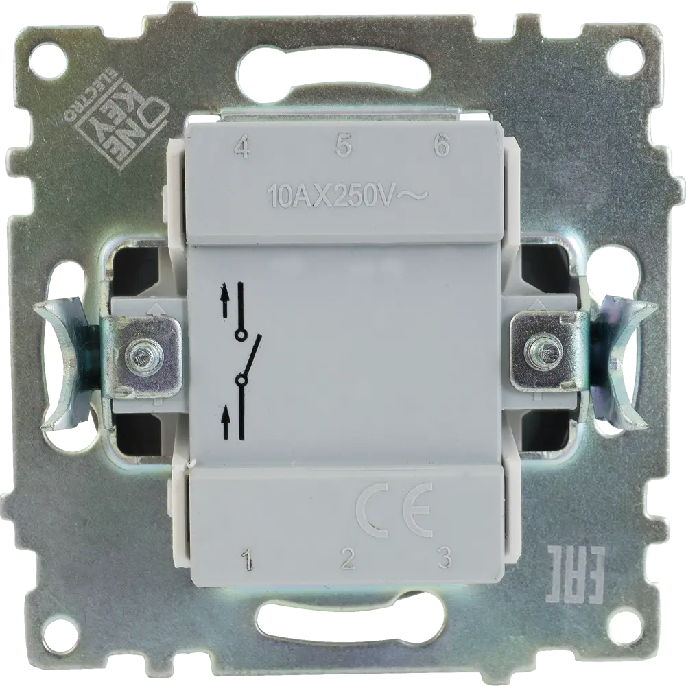 ONEKEYELECTRO Florence — встраиваемый выключатель с матовым покрытием 82127037 STLM-0019922 - Вид №3