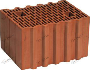 Керамический блок POROTHERM-38 10,67F красный 380x250x219 ВИНЕРБЕРГЕР М-100 рифленый Wienerberger 5570