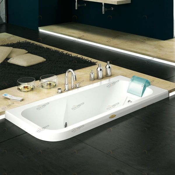 Ванна с гидромассажем "HYDRO FRIENDLY" Aquasoul встроенная 9443-593 Dx Jacuzzi 9443593DX