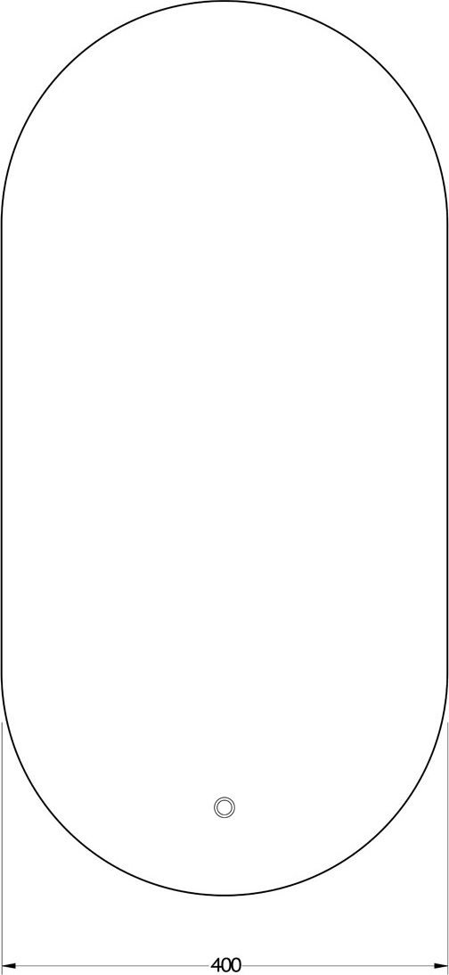 BY 2696 Зеркало с LED-подсветкой 16,5 W EVOFORM Ledshine - Вид №1