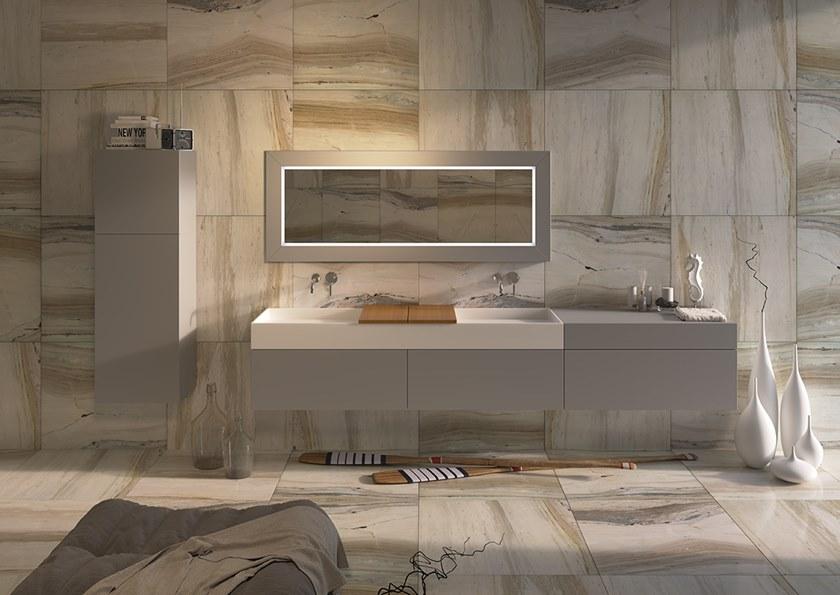 MOMA Design Тумба под умывальник подвесная двойная, прочная поверхность sun-id-1407537 - Вид №1