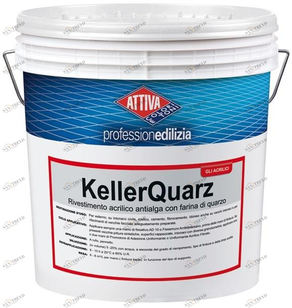 ATTIVA Акриловая краска против водорослей с кварцевой мукой Smalti e pitture sun-id-1357815