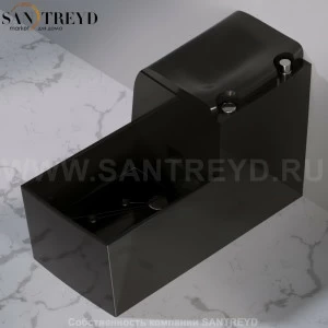 S300VX.104 Ванна керамическая для ног S300 черная A. e T. Italia SANI Италия