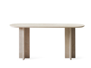 Травертиновый консольный стол