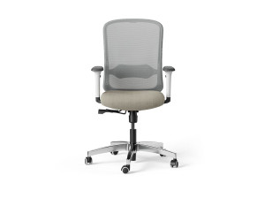 Сетчатый поворотный офисный стул с колесами и мягким сиденьем