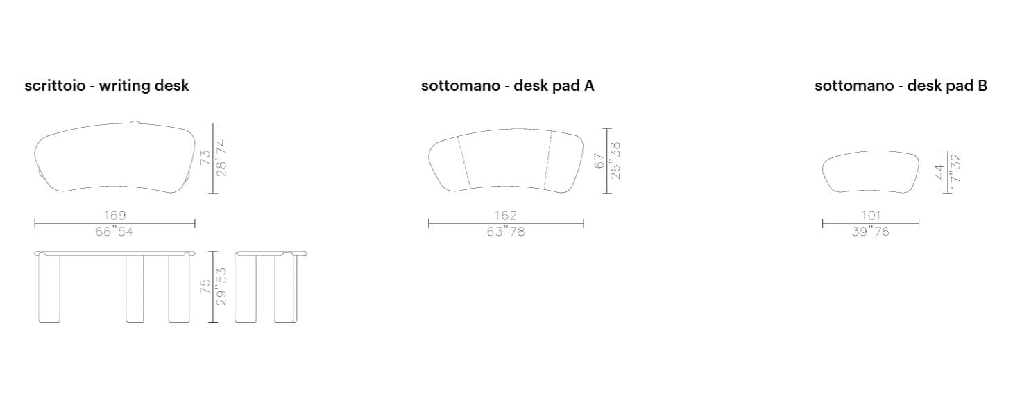 Лакированный письменный стол Meridiani HENRY ARCH-00016515 - Вид №4
