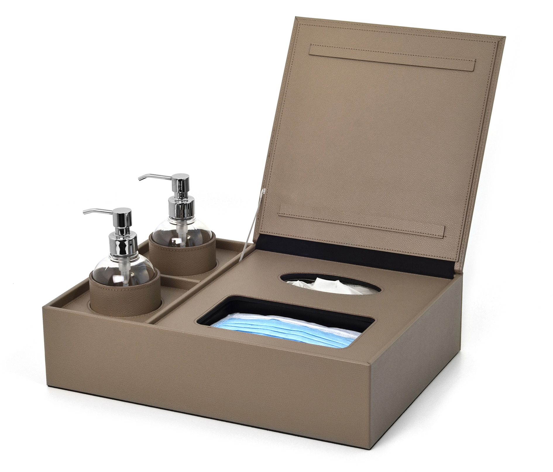 Igea Sanitizing Kit - 40X29XH11 см / регенерированная зернистая кожа_coffee