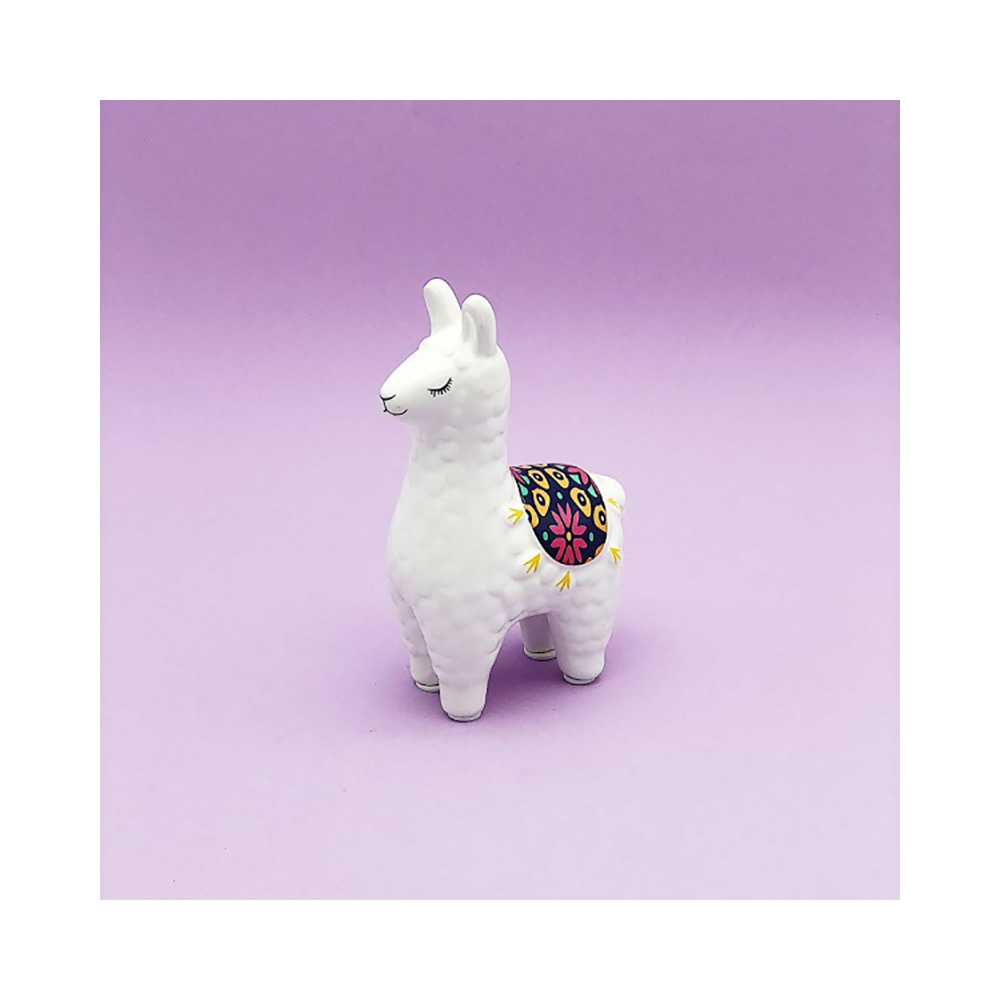 18-124-01 Сувенир "Lama" 16 х 5.5 х 10 см керамика White Santreyd 