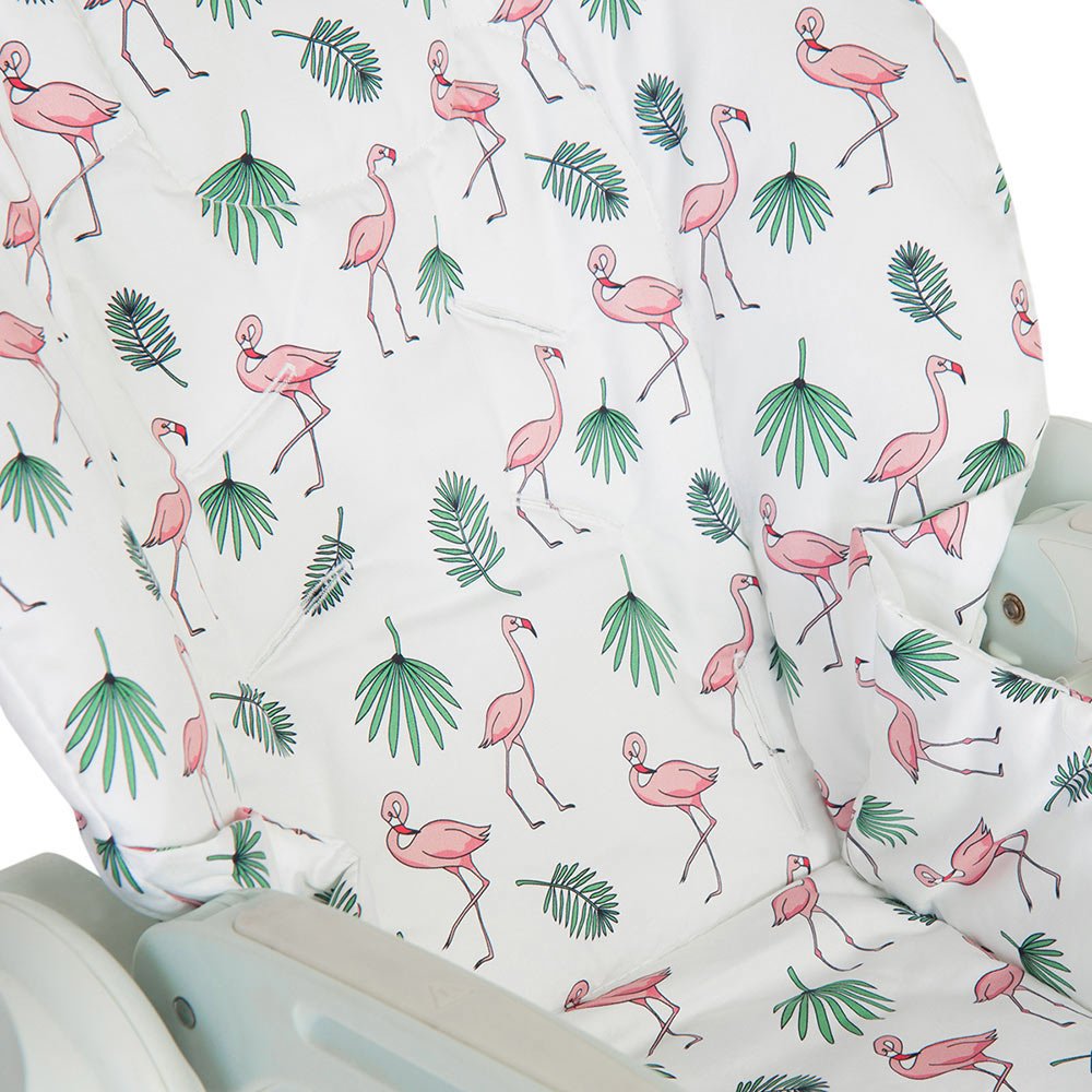 Съемный чехол для стульчика для кормления Flamingo VAMVIGVAM FLAMINGO 281519 Белый Santreyd  - Вид №1