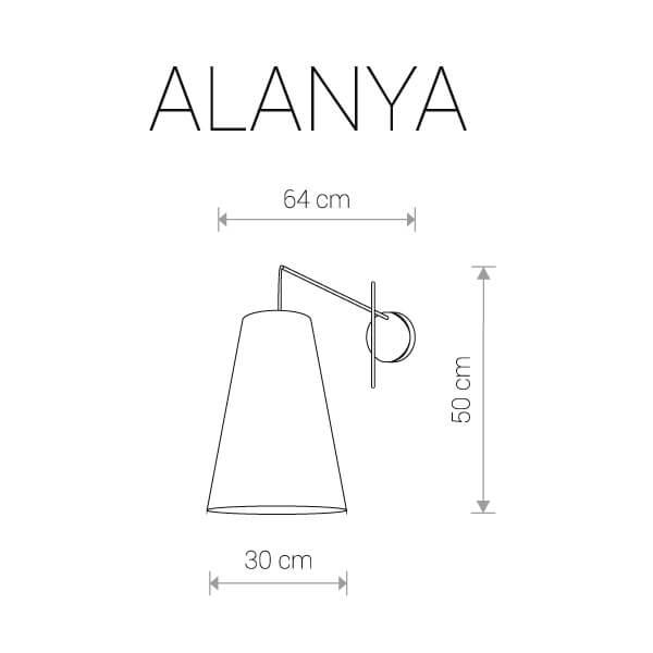 Бра настенное белое Nowodvorski Alanya 9367 NOWODVORSKI ALANYA 00-3928778 Белый  - Вид №1