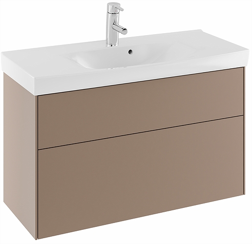 47430 IFO Sense тумба под умывальник, с двумя ящиками, W = 600 мм, W1 = 622 мм, белый - Вид №10