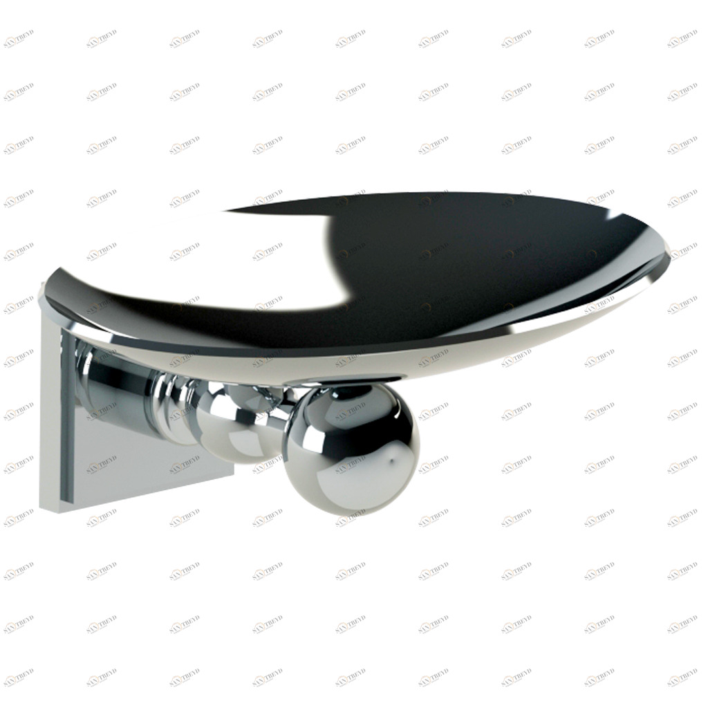 C02-514 C02-514 Мыльница овальная настенная ТРАНСАТЛАНТИЧЕСКИЕ ИНС Cristal & Bronze TRANSATLANTIQUE INSERT 