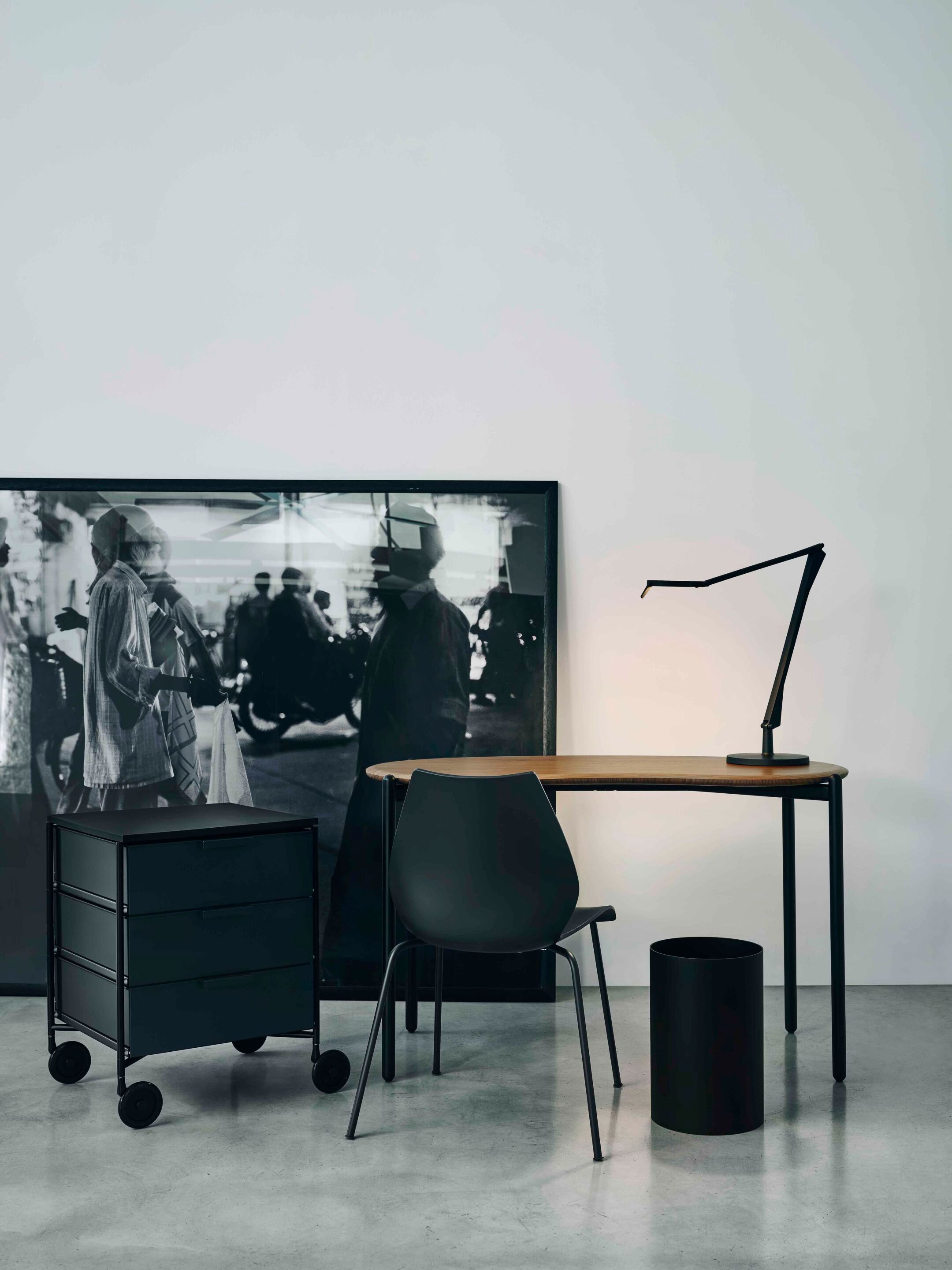 Стальной и деревянный письменный стол Kartell LUNAT ARCH-00058580 - Вид №3