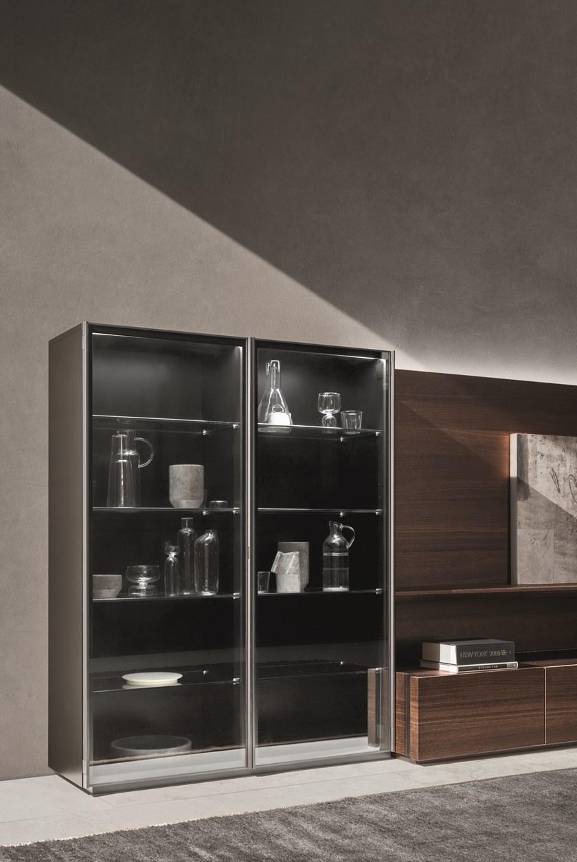 ZANETTE Лакированная стенка для хранения из дуба с подставкой под телевизор Day moove sun-id-1497187 - Вид №3