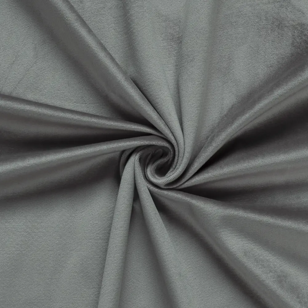 Ткань 1 м/п бархат 300 см цвет серебро GARDEN STLM-2077775