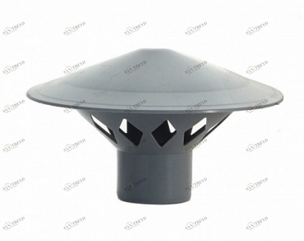 Зонт вентиляционный Д50мм для канализационных труб Политек 6336