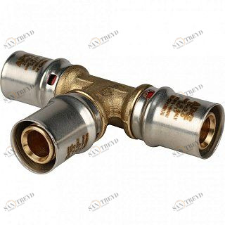 Тройник пресс STOUT 20х2,0 равнопроходной SFP0006202020