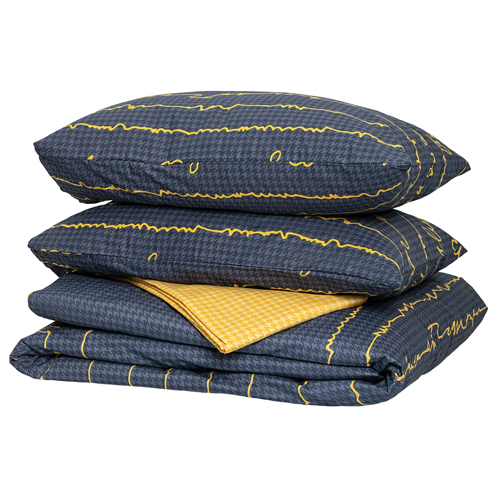 Комплект постельного белья Eclair Корнетто двуспальный сатин разноцветный STLM-2039670 - Вид №1