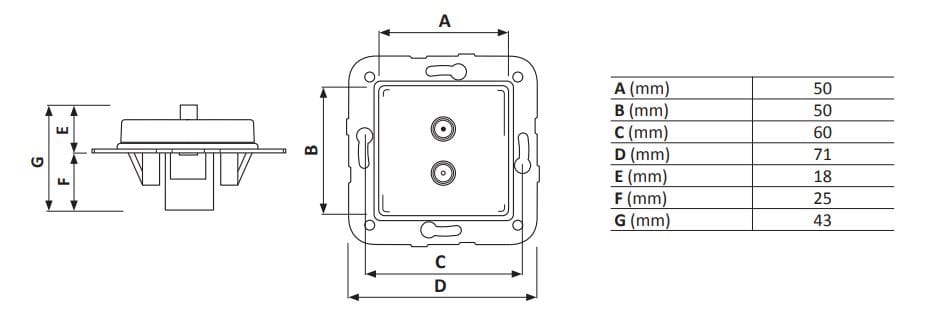 Гнездо СБ GI Gambarelli Arreda Quadra ARCH-00035191 - Вид №2