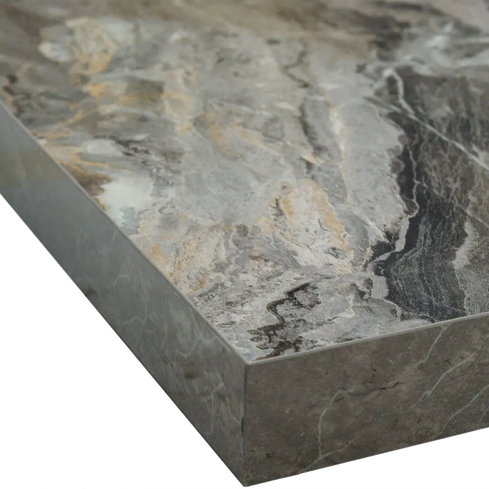 Столешница Delinia Рашчер 120x3.9x80 см HPL/ДСП цвет серый ДСП Прямой угол STLM-2125045 - Вид №2