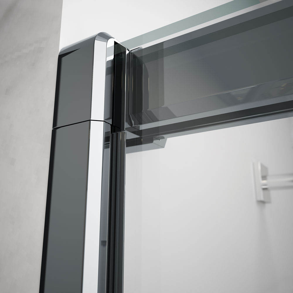 Дверь душевая для установки с боковой панелью GSC1125H L или R Merlyn Arysto Хромированный  - Вид №2