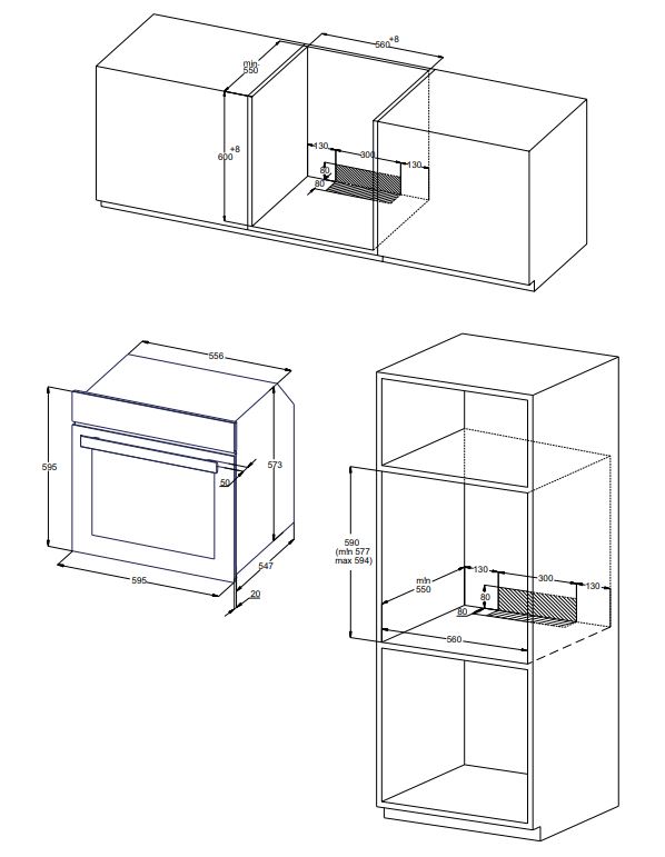 8189715 Электрический духовой шкаф Zigmund & Shtain E 136 B черный STDN-0082491 - Вид №9