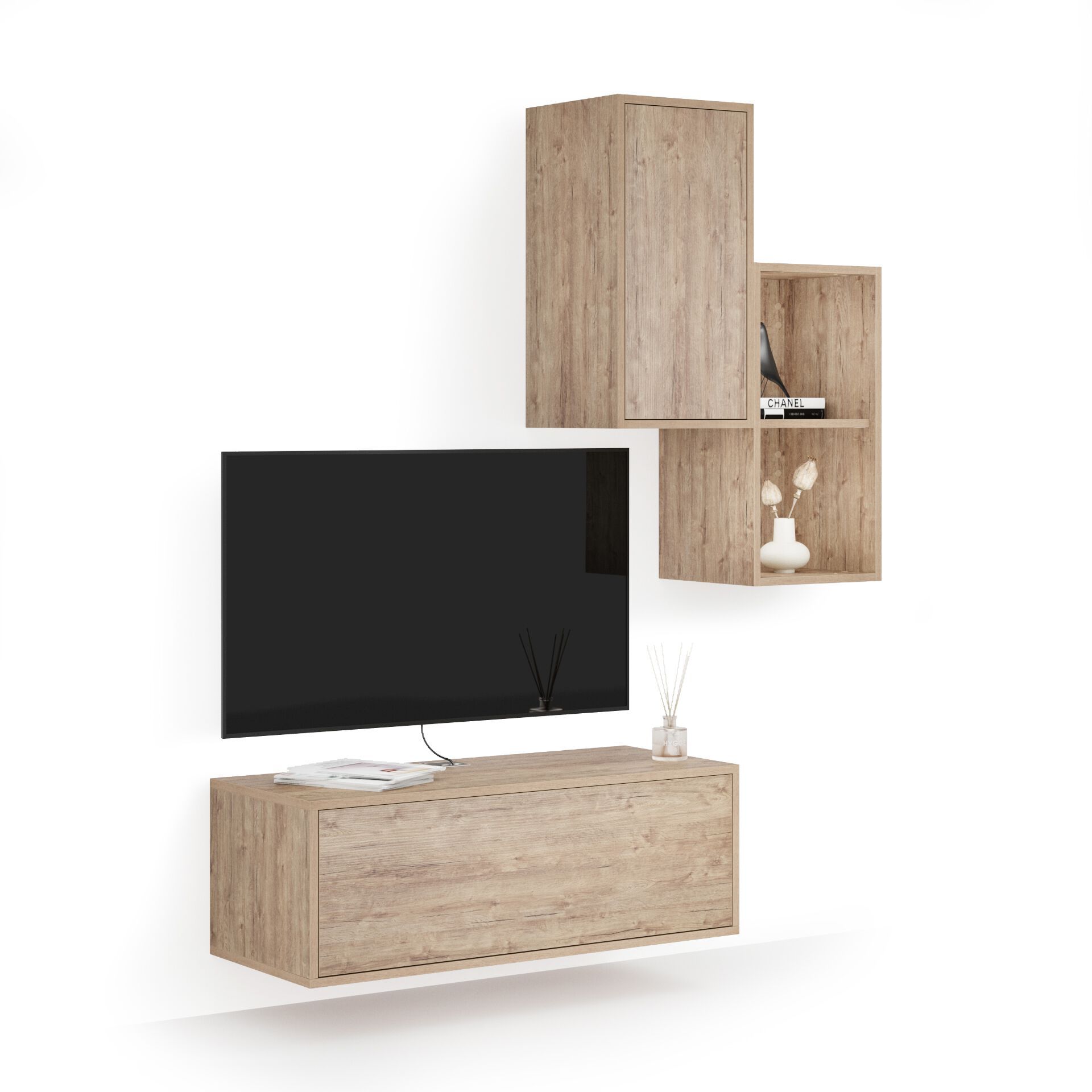 Модульная оборудованная стена установленная стеной в меламинированном Mobili Fiver IACOPO ARCH-00070420 - Вид №104