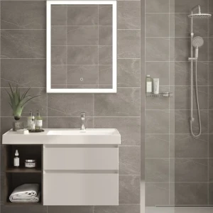 Плитка настенная Kerama Marazzi Кварцит 25x40 см 1.1 м² цвет темно-серый матовый