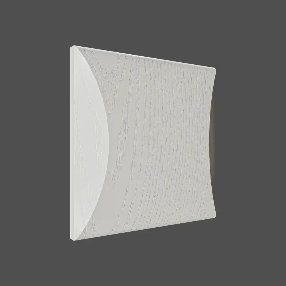 Панель 3D гипсовая ЛП203 0.32 м² белый 8 шт Santreyd STLM-2094236
