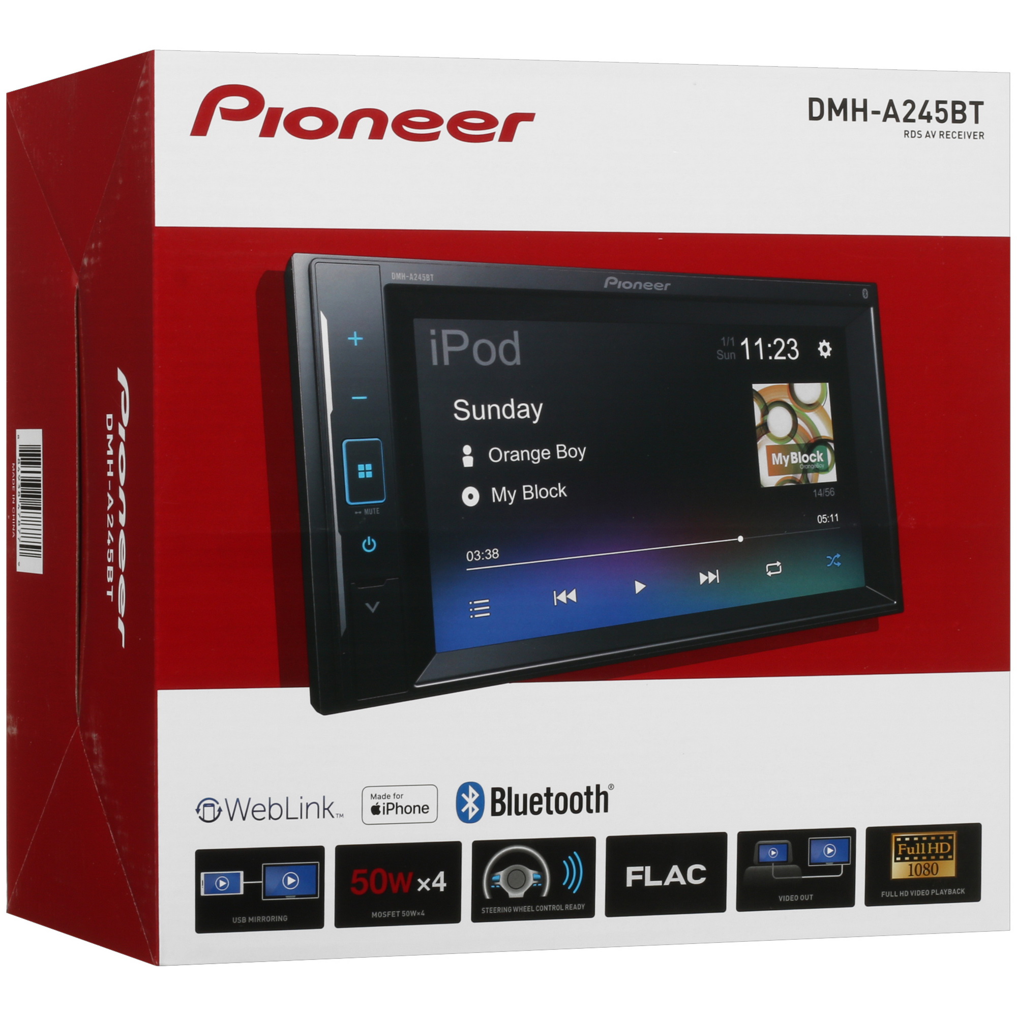 5088323 Автопроигрыватель Pioneer DMH-A245BT STDN-0067631 - Вид №9