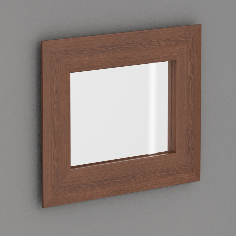 918047 Зеркало 80x100 - 100x80 в раме из дерева 100 см Kerasan Bentley Италия 