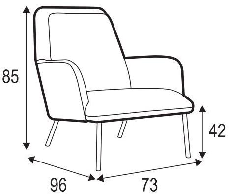 Sits Бархатное кресло с подлокотниками sun-id-1386290 - Вид №5