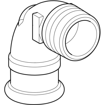 GEBERIT 63873 Переходной угольник Geberit Mapress из меди 90°, с наружной резьбой  - Вид №1