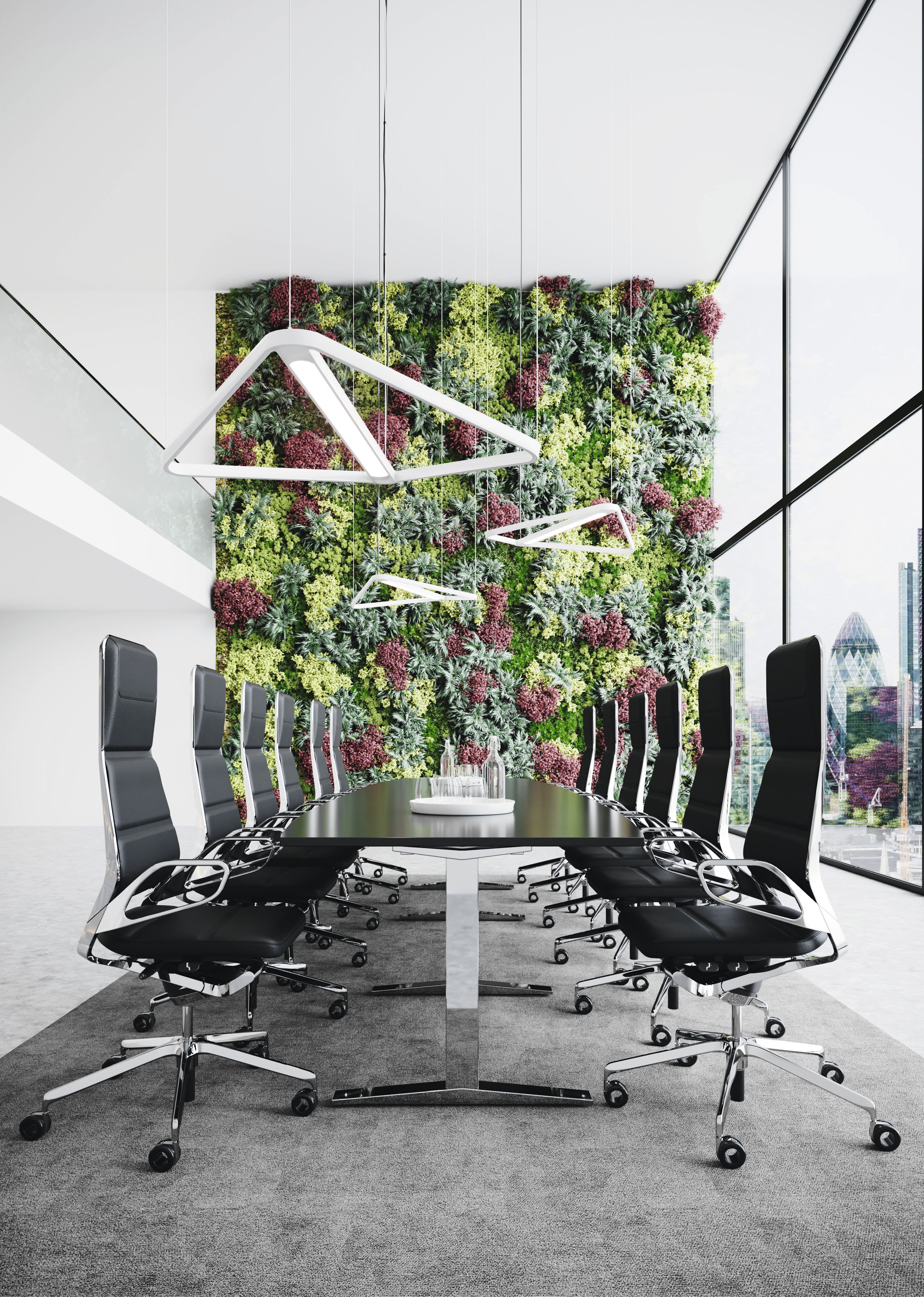 5-спицевое кожаное вращающееся офисное кресло König Neurath AURAY ARCH-00081027 - Вид №4