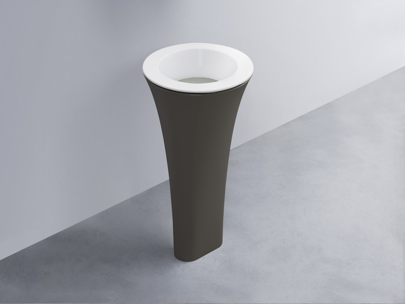 AMLA45-BL+AMPILT-PM+AMCOLT-FN Раковина Amedeo Tondo отдельностоящая cielo Enjoy + Amedeo Ceramica Cielo
