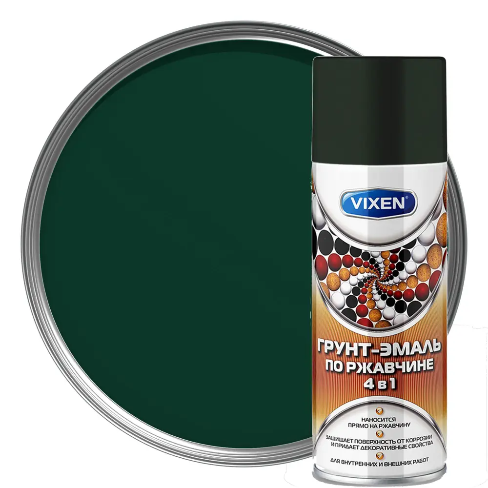 Грунт-эмаль по ржавчине Vixen-6005 520 мл STLM-2086992