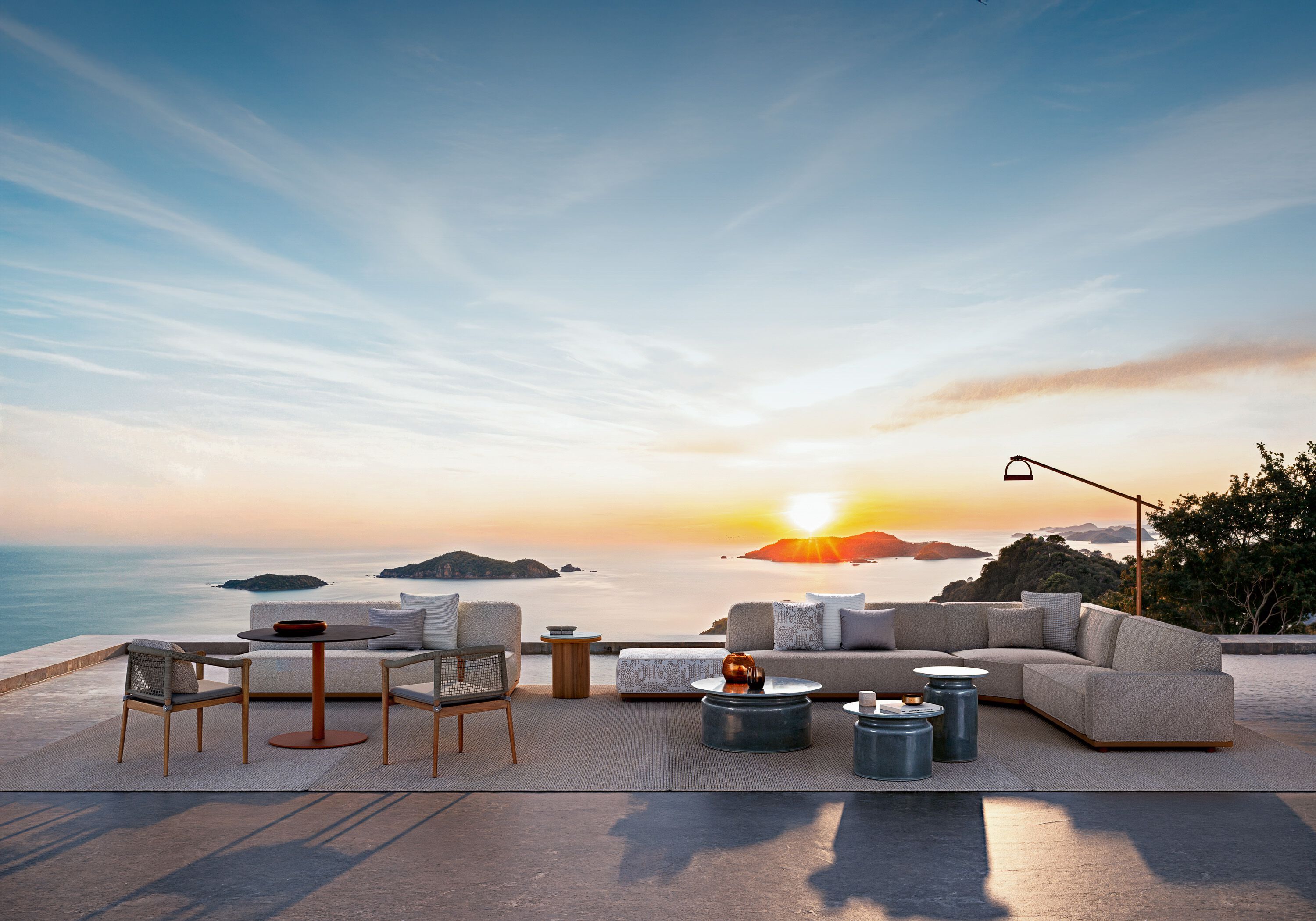 Ткань мягкая Садовая спальная кровать Atmosphera Лагуна .25 ARCH-00094993 - Вид №1