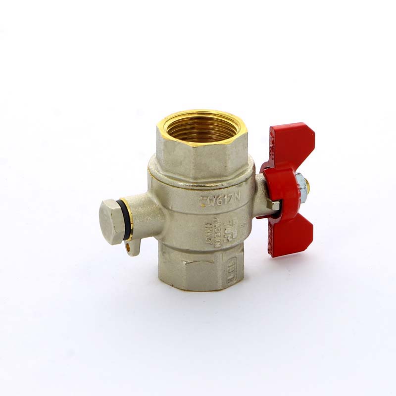 Кран ВВ с отверстием для термометра TIEMME 3/4" 2980001 - Вид №2