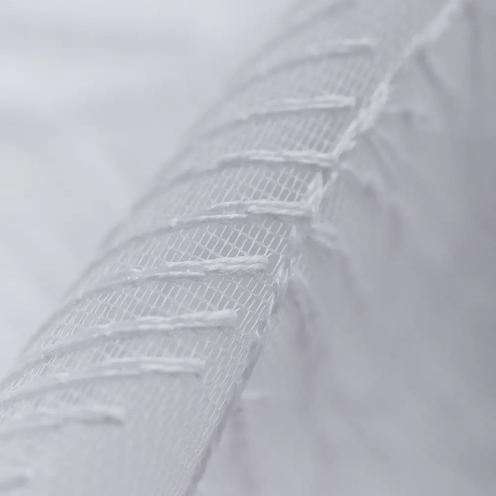 Тюль 1 м/п Foglie сетка вышитая 280 см цвет белый TEX REPUBLIC STLM-2198874 - Вид №2