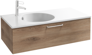 EB2516-R6-N18 Тумба под столешницу 100 см, 1 ящик, белая ручка JACOB DELAFON ODÉON RIVE GAUCHE