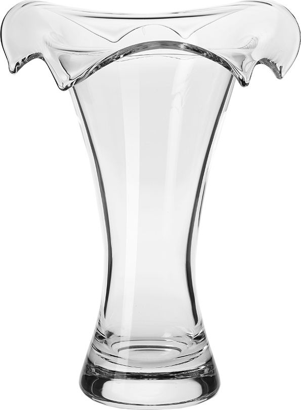 10627148 KROSNO Ваза Krosno "Волна" 27см, стекло Стекло 