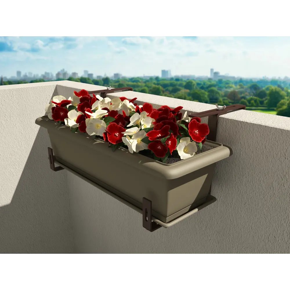 Кронштейн для балконного ящика 19.5 см металл Santreyd STLM-2040789 - Вид №2