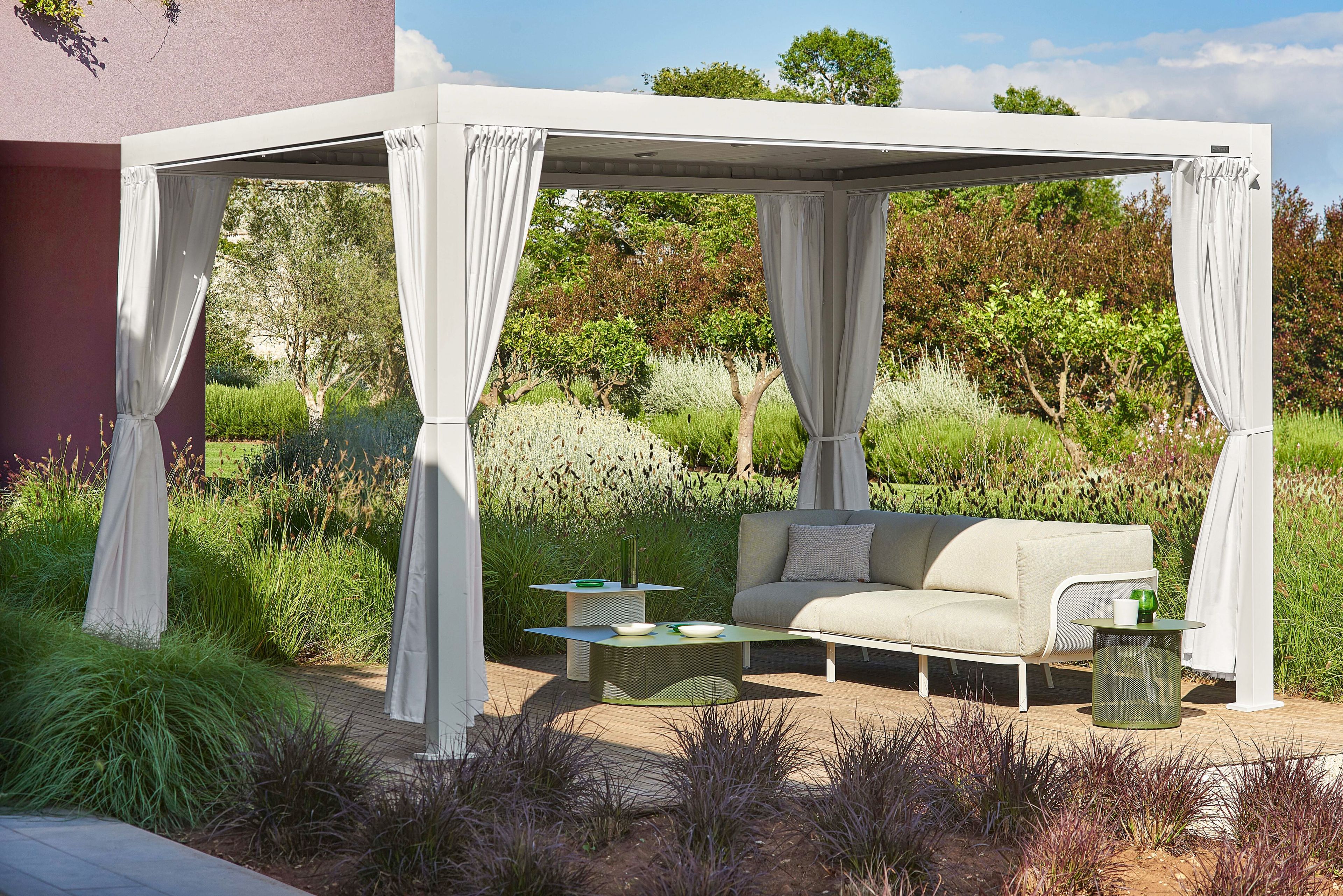 Самонесущая пергола из алюминия с поворотными пластинами emu облако ARCH-00071525 - Вид №7