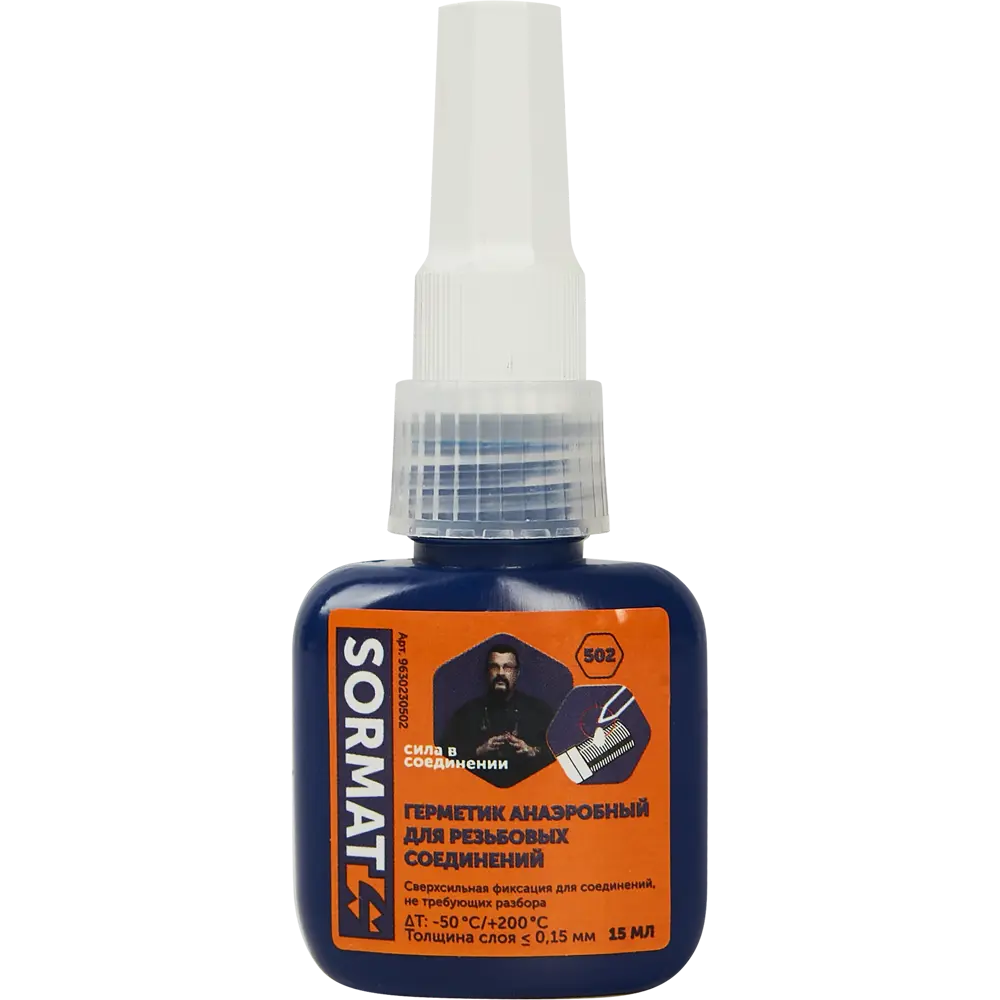 Фиксатор резьбы неразъемный Sormat 502 15 мл STLM-2029806