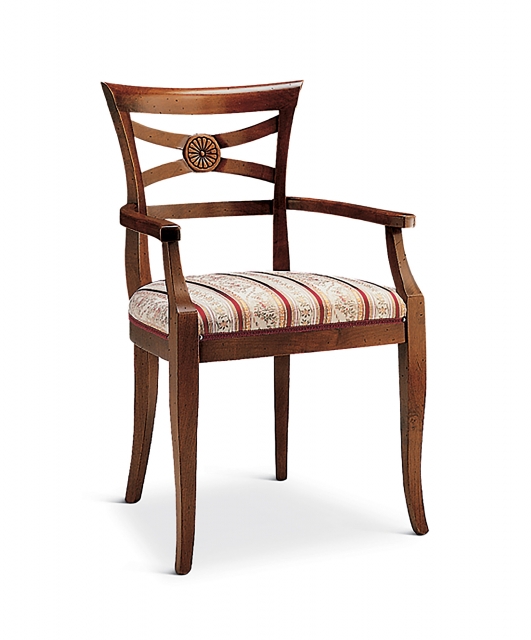 2553/is Tifernoit Стул с тканевым сиденьем Soggiorno 